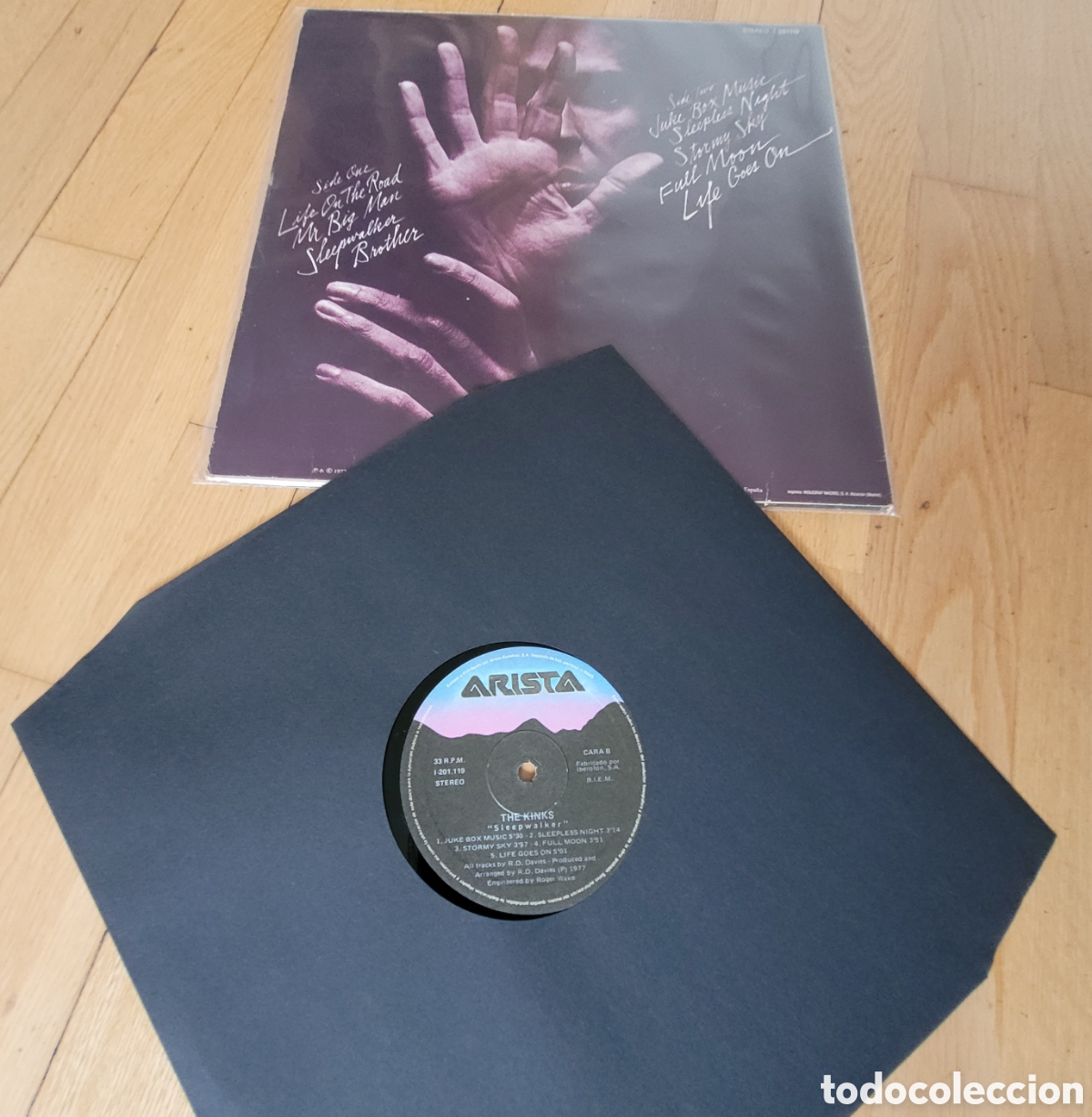 Discos de vinilo: The Kinks Sleepwalker lp - Foto 4