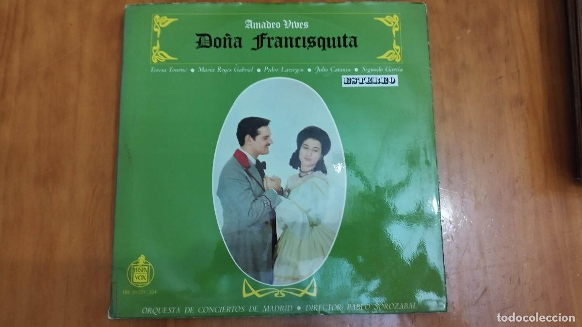 Discos de vinil: Colecci&oacute;n de discos de zarzuela: &rdquo;Do&ntilde;a Francisquita&rdquo; y &rdquo;La corte del fara&oacute;n&rdquo;.