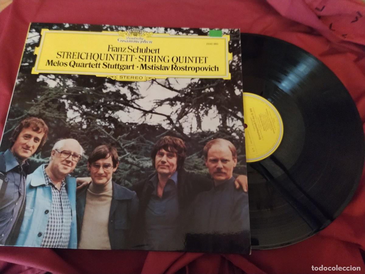 Discos de vinilo: Franz schubert lp Mstislav Rostropovich Schubert: String Quintet D 956 - Foto 1