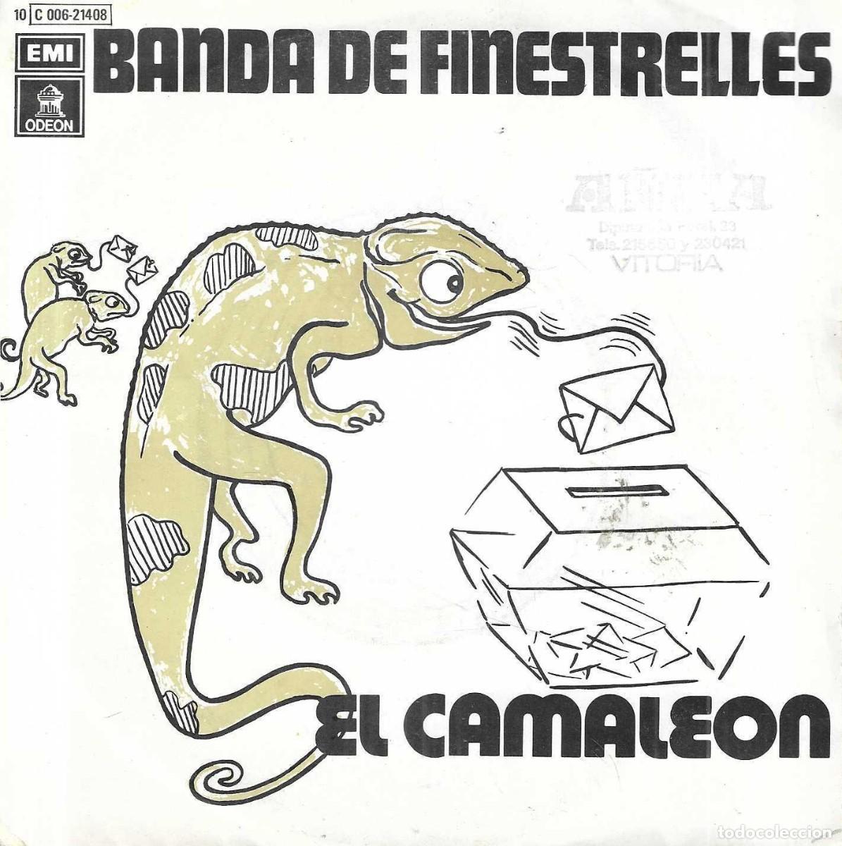 Discos de vinilo: BANDA DE FINESTRELLES - EL CAMALEON - CUNIT - EMI ODEON 1977 - Foto 1