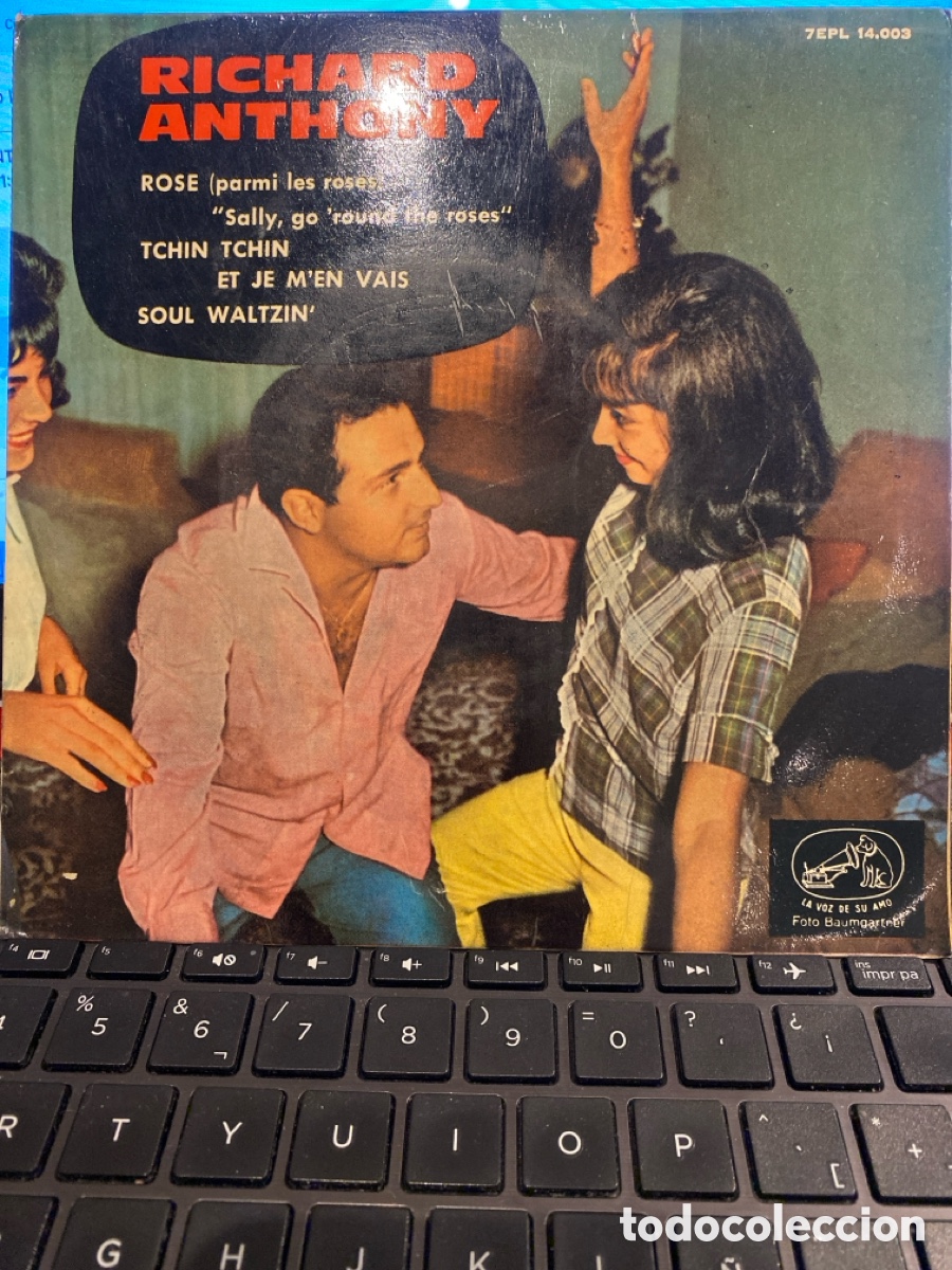 Discos de vinilo: RICHARD ANTHONY - ROSE + 3 EP SPAIN - Foto 1