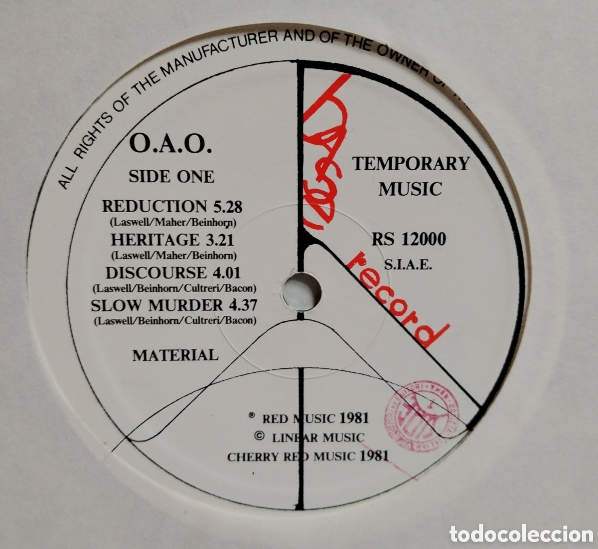 Discos de vinilo: Temporary Music LP - Material - Foto 3