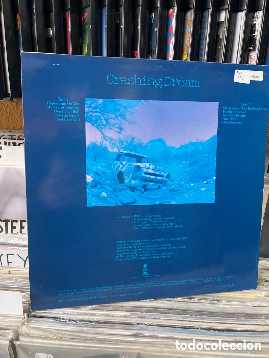 Discos de vinilo: crashing dream rain parade - Foto 2
