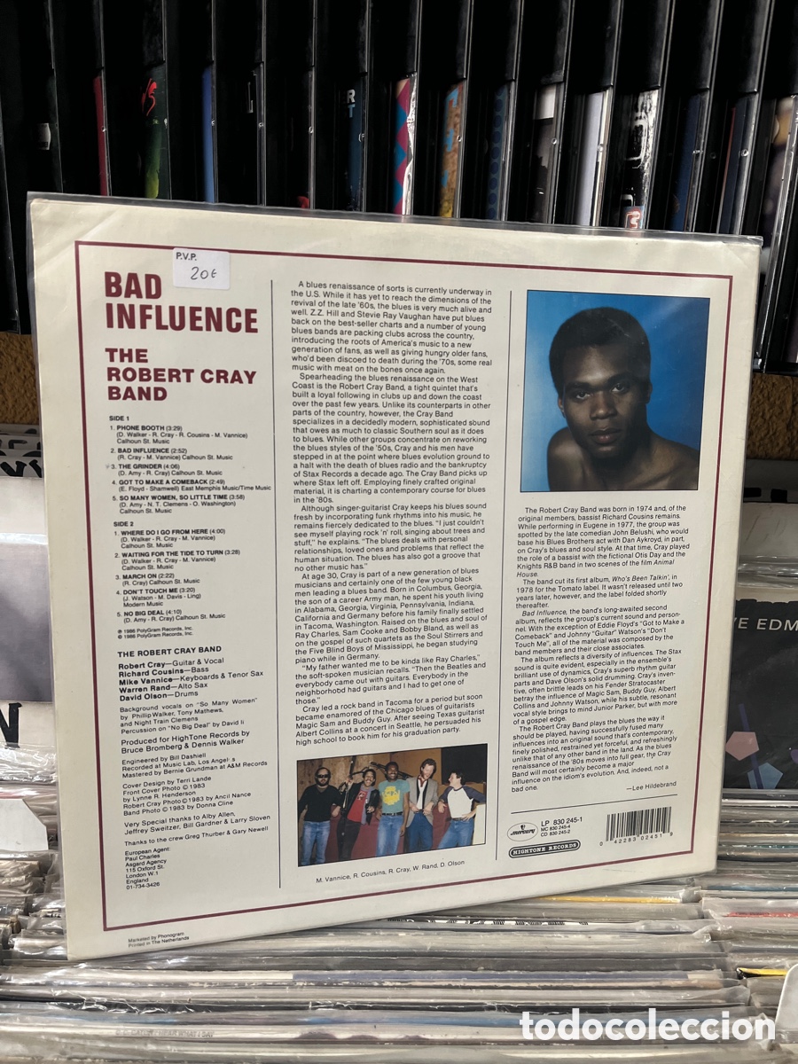 Discos de vinilo: the robert cray band bad influence - Foto 2