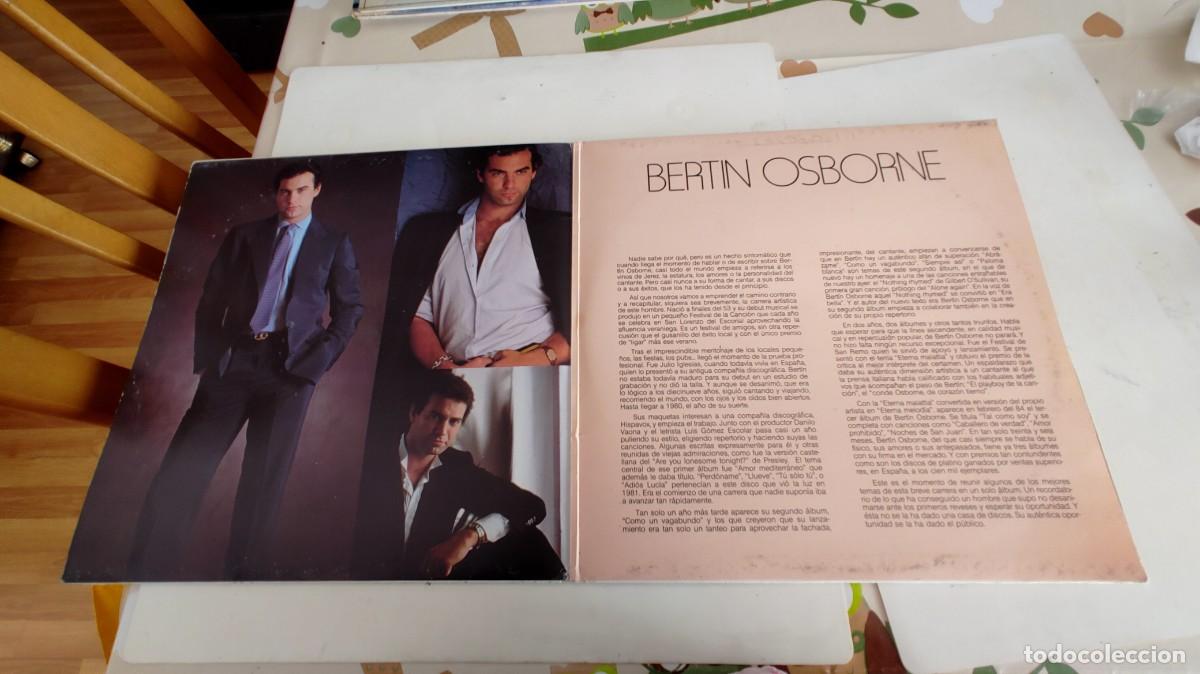 Discos de vinilo: BERTIN OSBORNE-LP DOBLE GATEFOLD - Foto 2