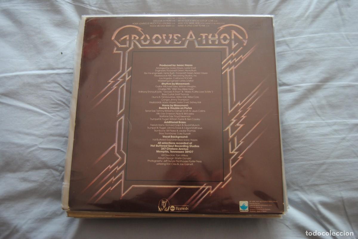 Discos de vinilo: Isaac Hayes. Groove A thon - Foto 2