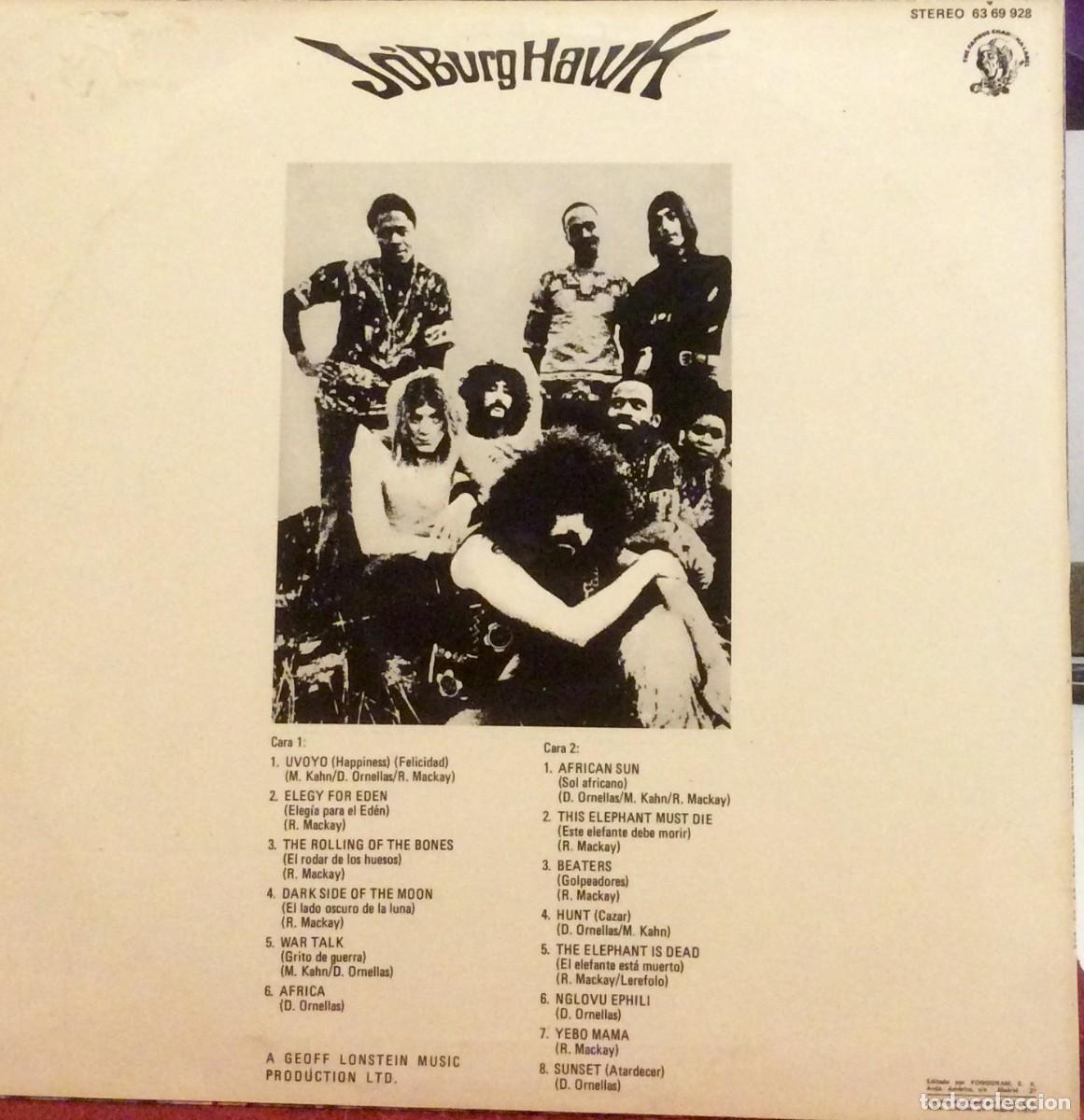 Discos de vinilo: JO BURG HAWK // 1973 Espa&ntilde;a vg++/ex - Foto 3