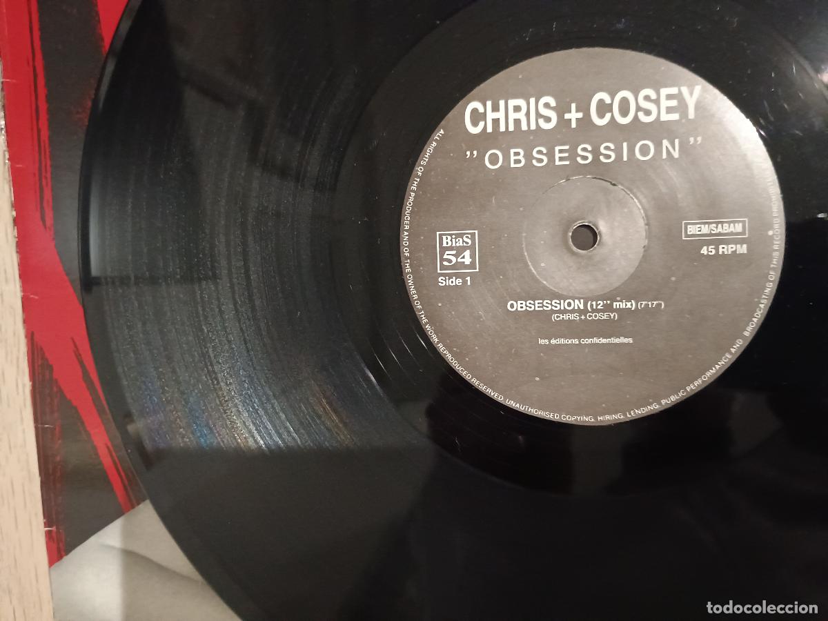 Discos de vinilo: Chris + Cosey &lrm;&ndash; Obsession 1987 Electronic Industrial, Synth-pop - Foto 4