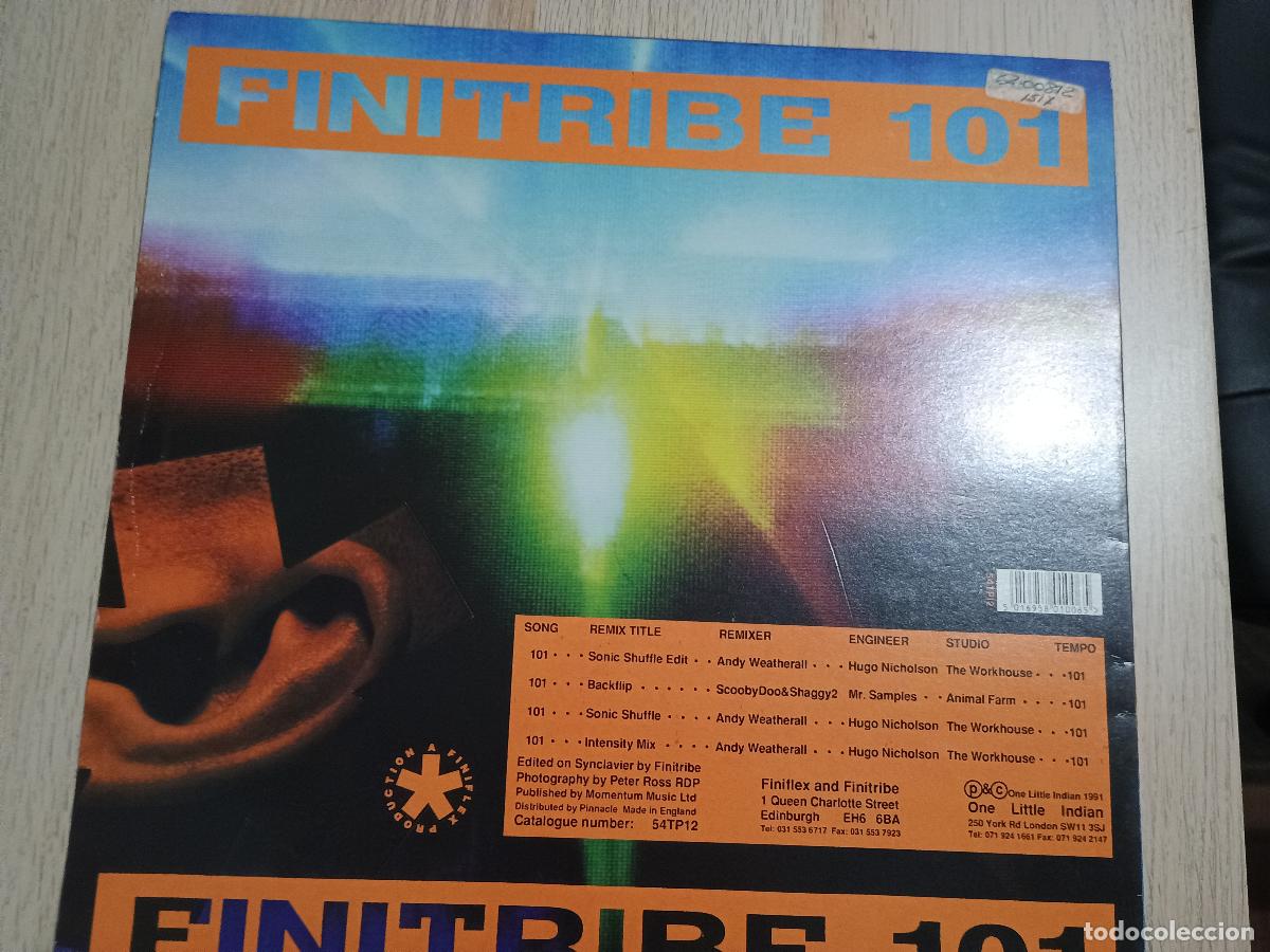 Discos de vinilo: Finitribe &lrm;&ndash; 101 UK 1991 Electronic Downtempo - Foto 2