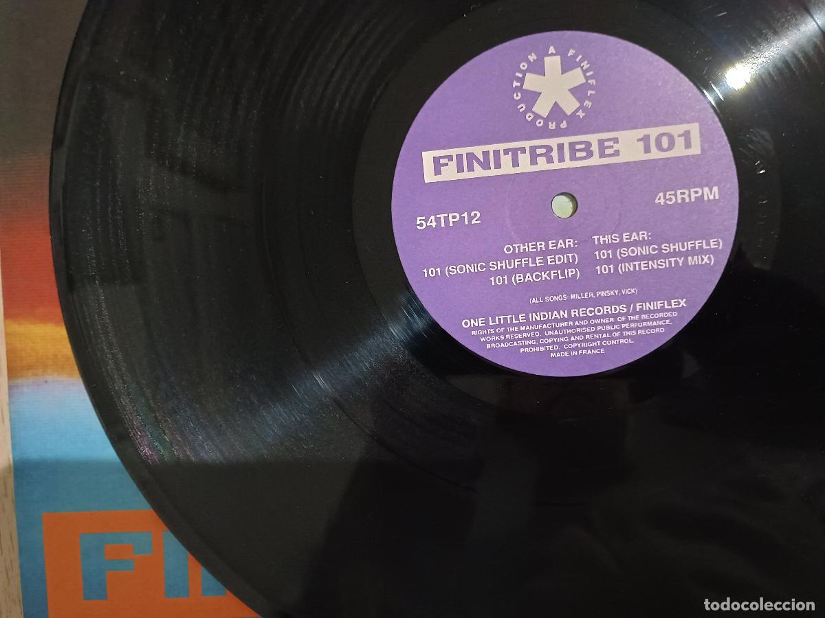 Discos de vinilo: Finitribe &lrm;&ndash; 101 UK 1991 Electronic Downtempo - Foto 4