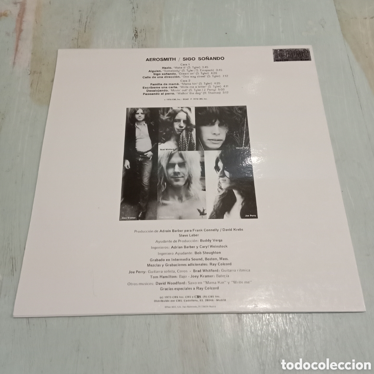 Discos de vinilo: AEROSMITH - AEROSMITH - Lp - Foto 2