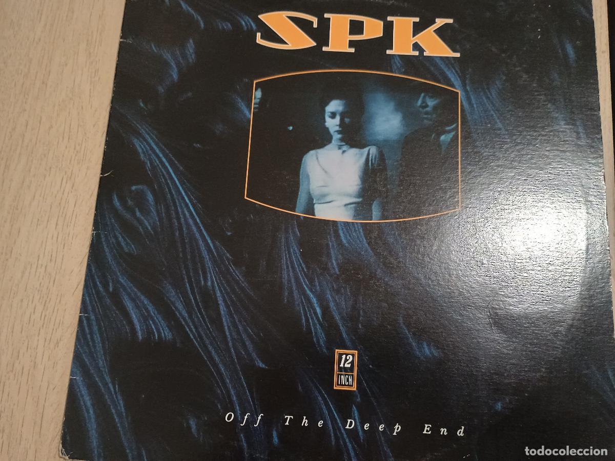Discos de vinilo: SPK &lrm;&ndash; Off The Deep End Canada 1987 Electronic Synth-pop EBM - Foto 2