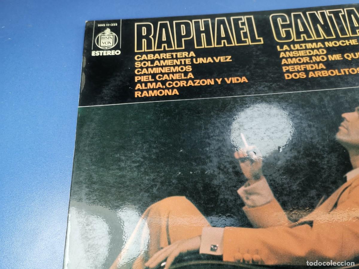 Discos de vinilo: RAPHAEL CANTA - LP - 1976 - CABARETERA Y 10 MAS - Foto 5