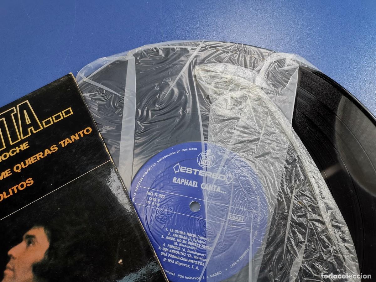 Discos de vinilo: RAPHAEL CANTA - LP - 1976 - CABARETERA Y 10 MAS - Foto 7