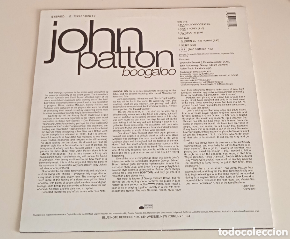 Discos de vinilo: Big JOHN PATTON boogaloo - Foto 2