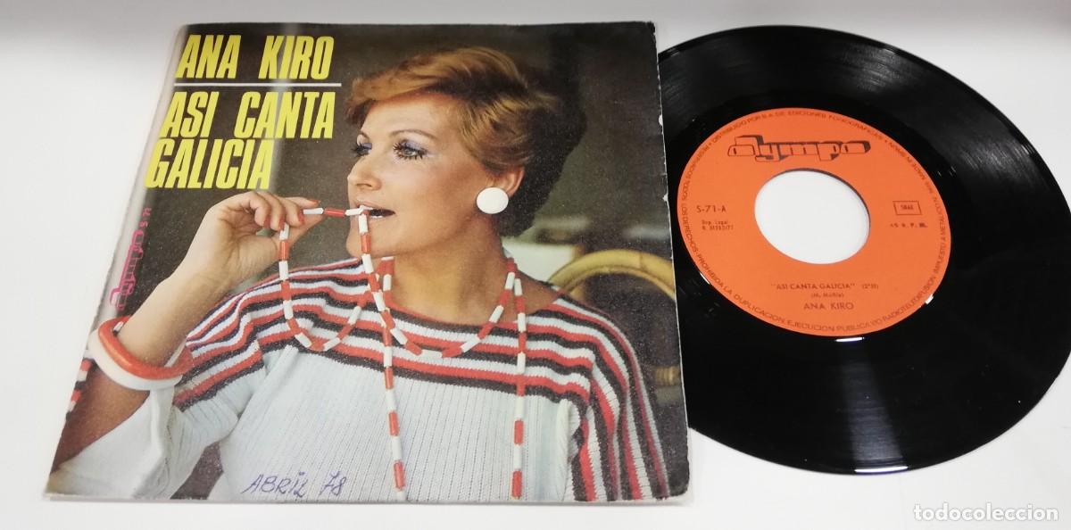 Discos de vinil: SCO21-ANA KIRO ASI CANTA GALICIA (7&rdquo;, Single)