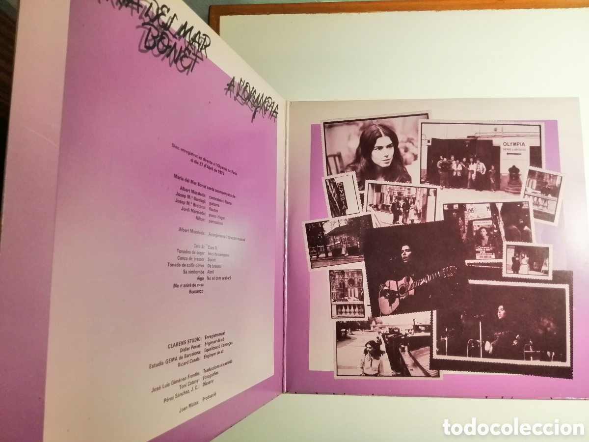 Discos de vinilo: Maria del mar bonet a lOlympia - Foto 2