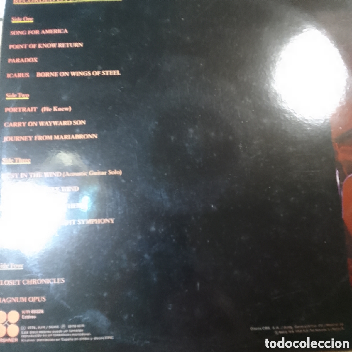 Discos de vinilo: Kansas Two for the show Doble Lp - Foto 2