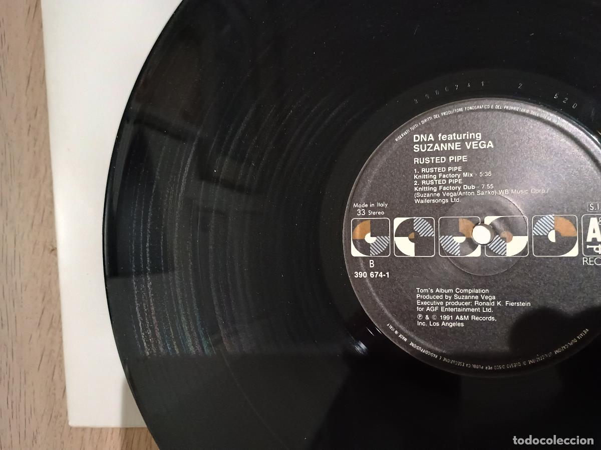 Discos de vinilo: DNA Featuring Suzanne Vega &ndash; Rusted Pipe 1991 Electronic Synth-pop - Foto 3