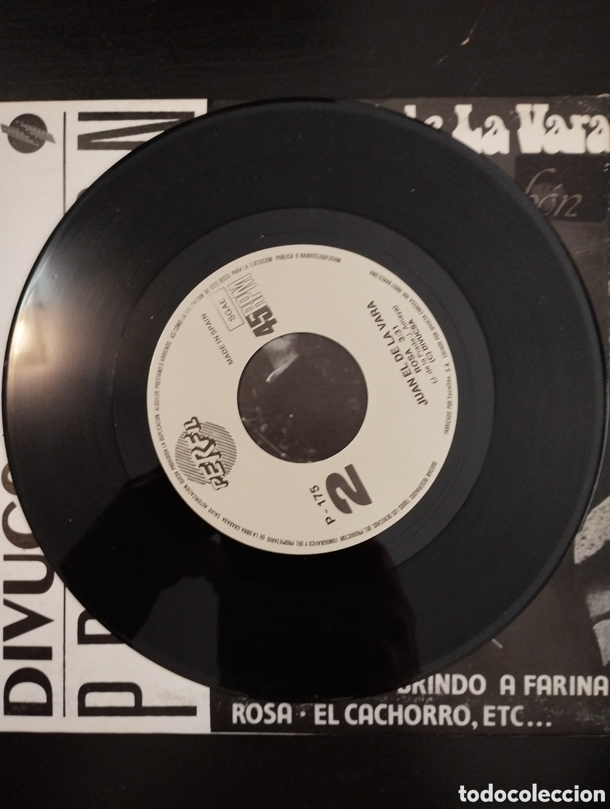 Discos de vinilo: JUAN EL DE LA VARA - SE ACAB&Oacute; EL CARB&Oacute;N. Single, 7&rdquo; - Foto 4