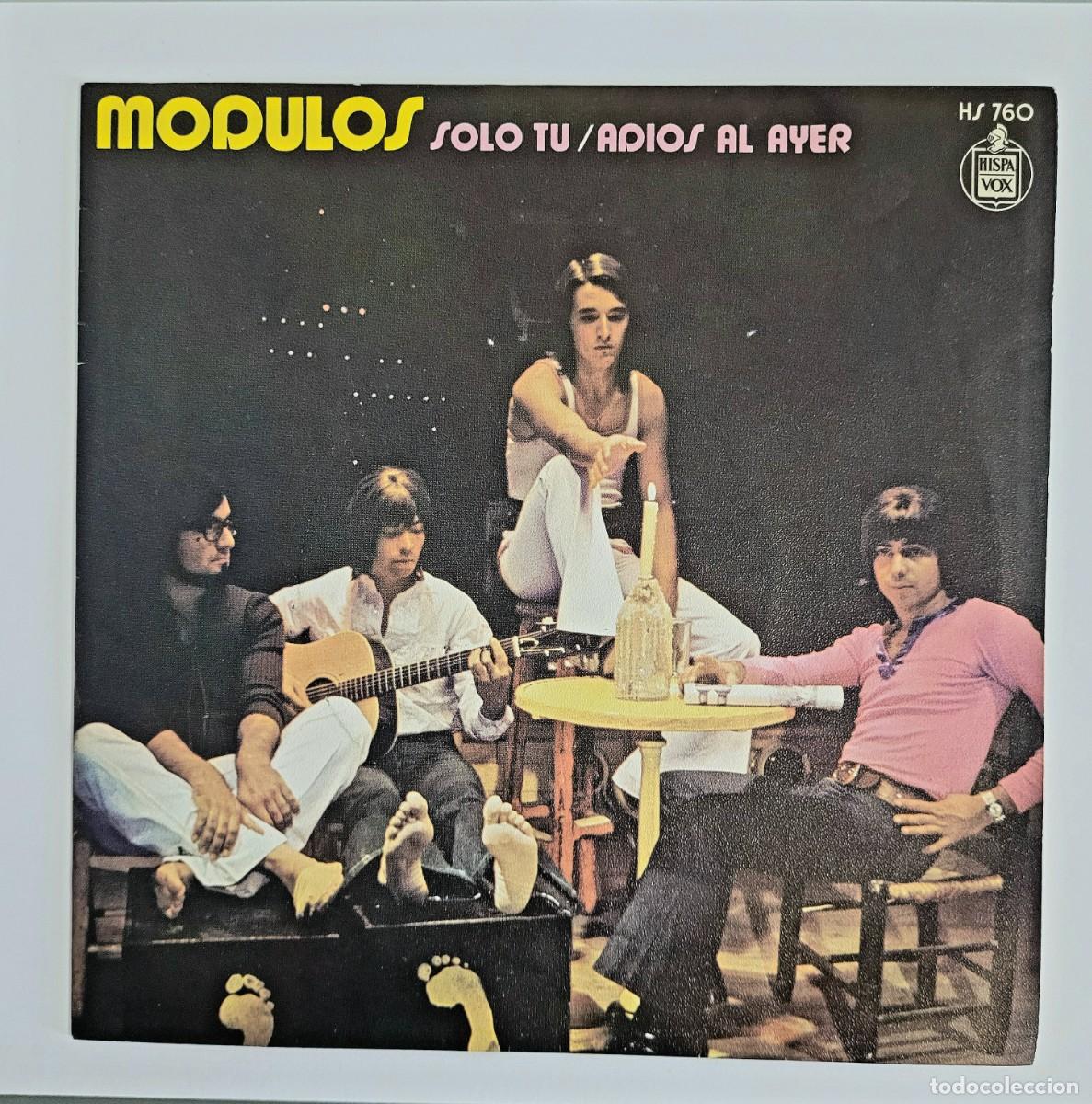 Discos de vinilo: MODULOS. SOLO TU. RECORDANDO AL AYER. VINILO. SINGLE - Foto 1