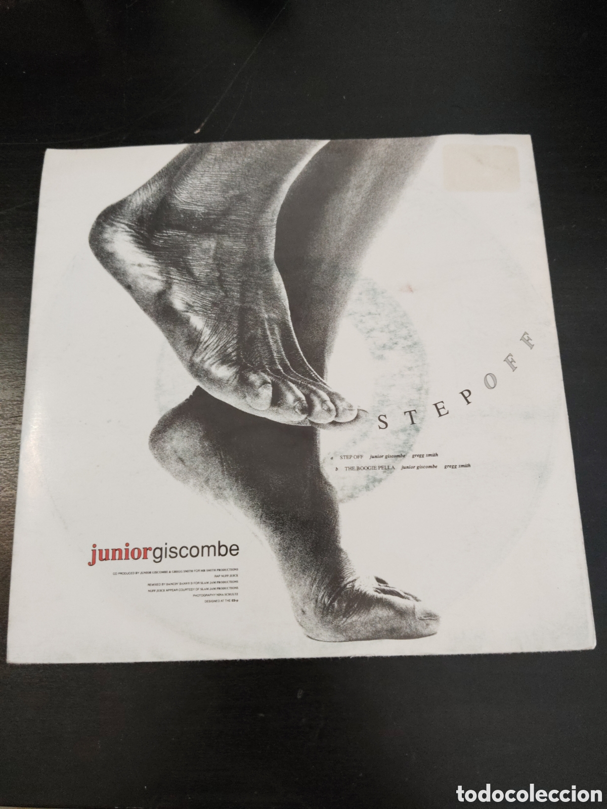 Discos de vinilo: Junior Giscombe&nbsp;&ndash;&nbsp;Step Off Vinilo 7&rdquo; 1990 Europa - Foto 1