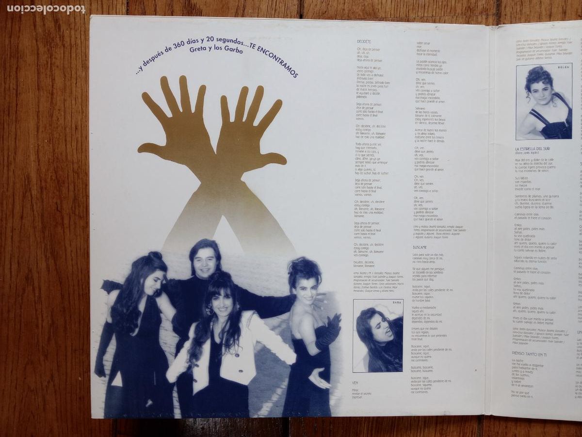 Discos de vinilo: Greta y los Garbo - buscame - Foto 2