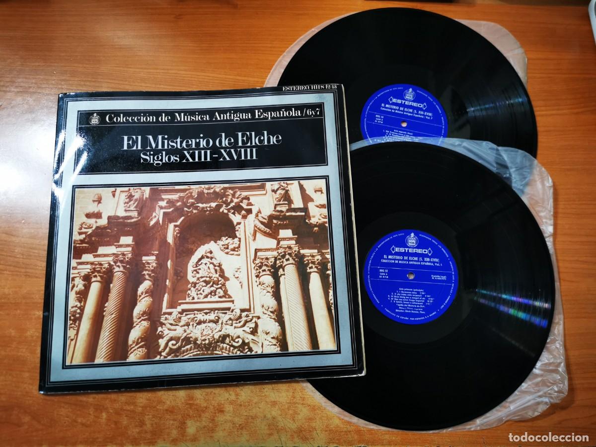 Disques de vinyle: EL MISTERIO DE ELCHE Siglos XIII - XVIII 2 LP VINILO COLECCION DE MUSICA ANTIGUA ESPA&Ntilde;OLA 6 y 7