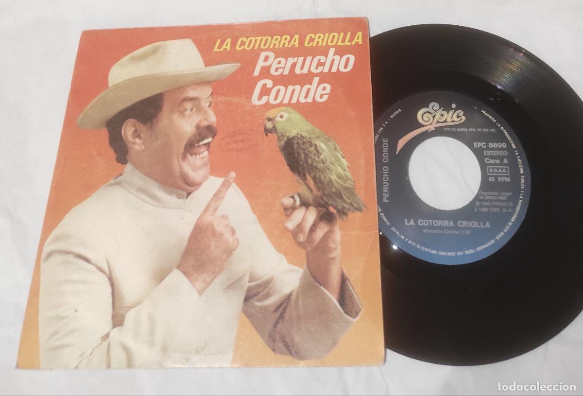 Discos de vinilo: PERUCHO CONDE - LA COTORRA CRIOLLA (RAP) - SINGLE - 1980 / SUGARHILL GANG