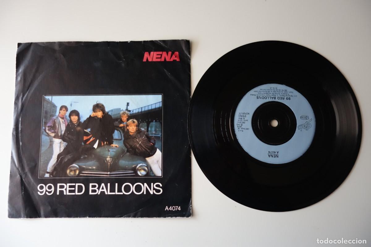 Discos de vinilo: NENA: 99 Red Ballons. Single vinilo 7&rdquo; Original UK.