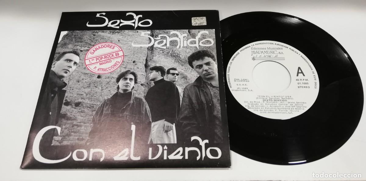 Discos de vinil: SCO25-Sexto Sentido - Con El Viento (7&rdquo;, Single)