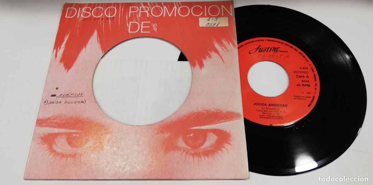 Discos de vinil: SCO25-El&aacute;sticos - Jodida Ansiedad (7&rdquo;, S/Sided, Promo)