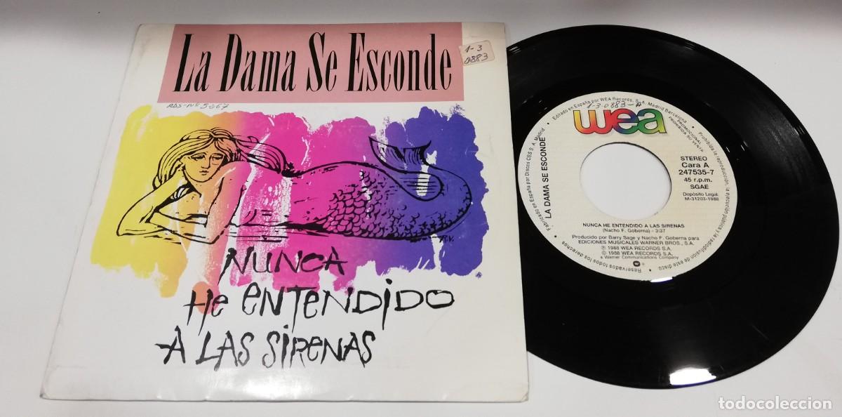 Discos de vinil: SCO25-La Dama Se Esconde - Nunca He Entendido A Las Sirenas (7&rdquo;, Single)