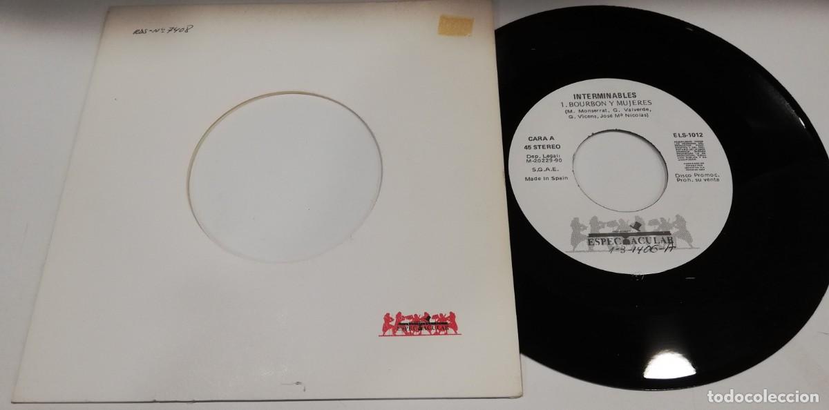 Discos de vinil: SCO25-Interminables - Bourbon Y Mujeres (7&rdquo;, S/Sided, Promo)