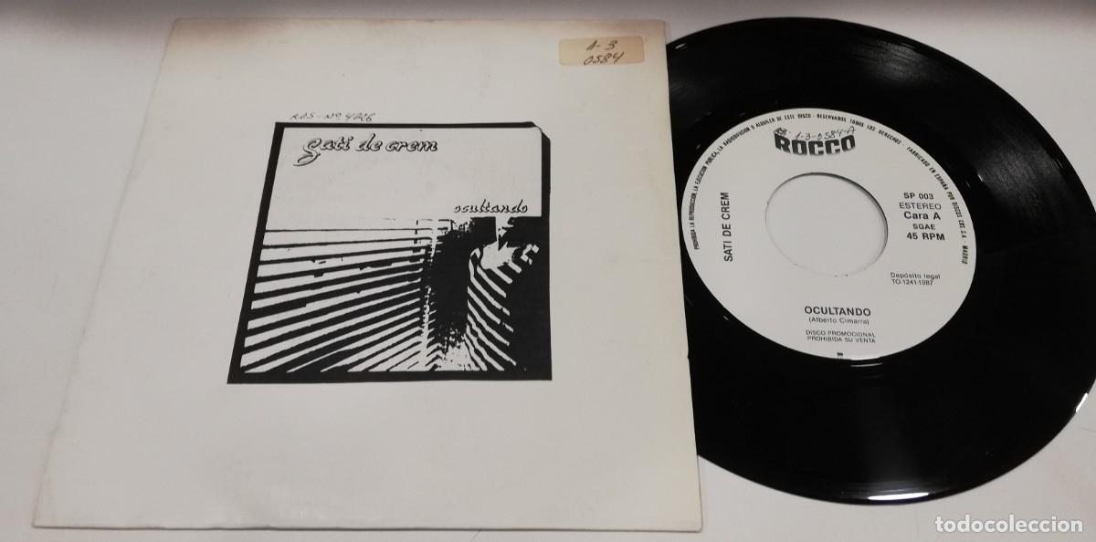 Discos de vinil: SCO25-Sati De Crem - Ocultando (7&rdquo;, S/Sided, Promo)