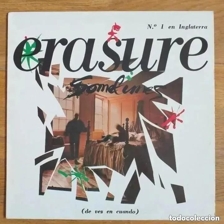 Discos de vinilo: ERASURE - SOMETIMES (MX) 1987 - Foto 1