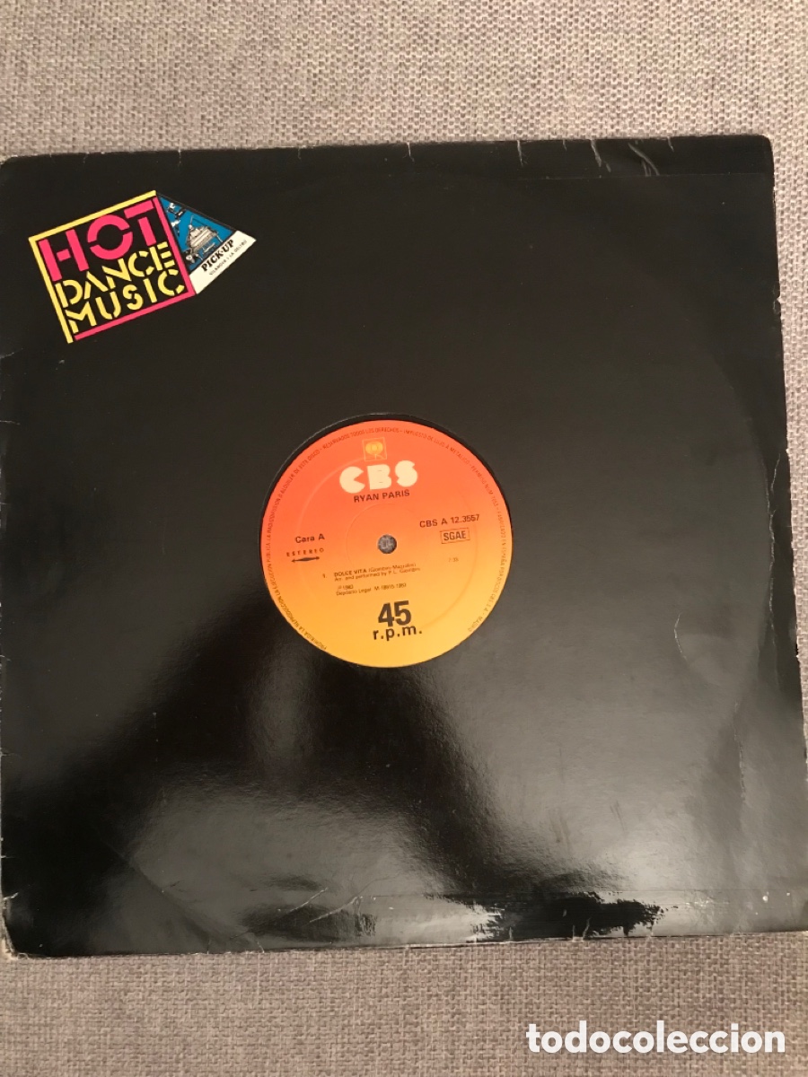 Discos de vinilo: Disco vinilo Ryan Paris Dolce vita - Foto 2