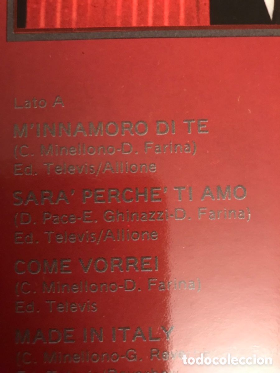 Discos de vinilo: Disco vinilo Sere&rsquo; perche&rsquo; ti amo - Foto 2