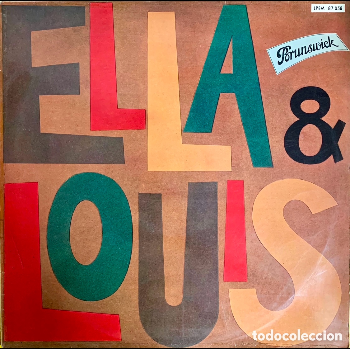 Discos de vinil: Disco Vinilo LP. ELLA & LOUIS. &ldquo;Brunswick&rdquo;. 1963.