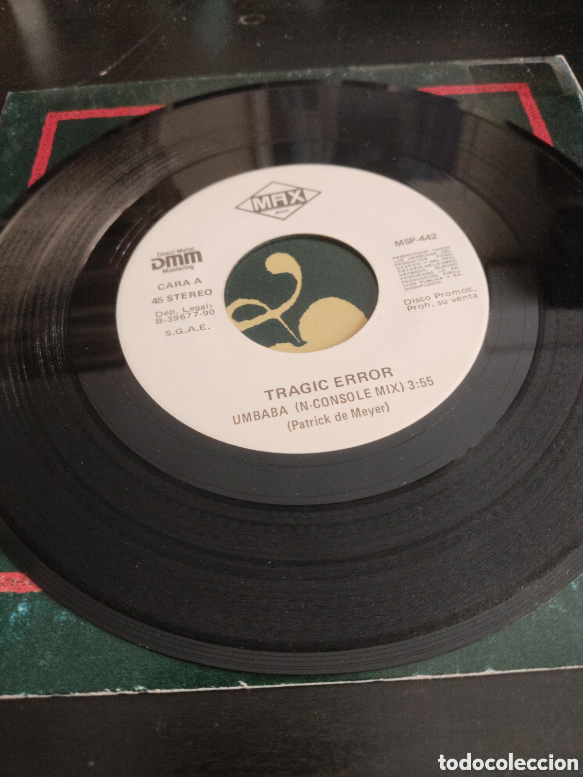 Discos de vinilo: Tragic Error&nbsp;&ndash;&nbsp;Umbaba Vinilo 7&rdquo; promo 1990 Espa&ntilde;a - Foto 3