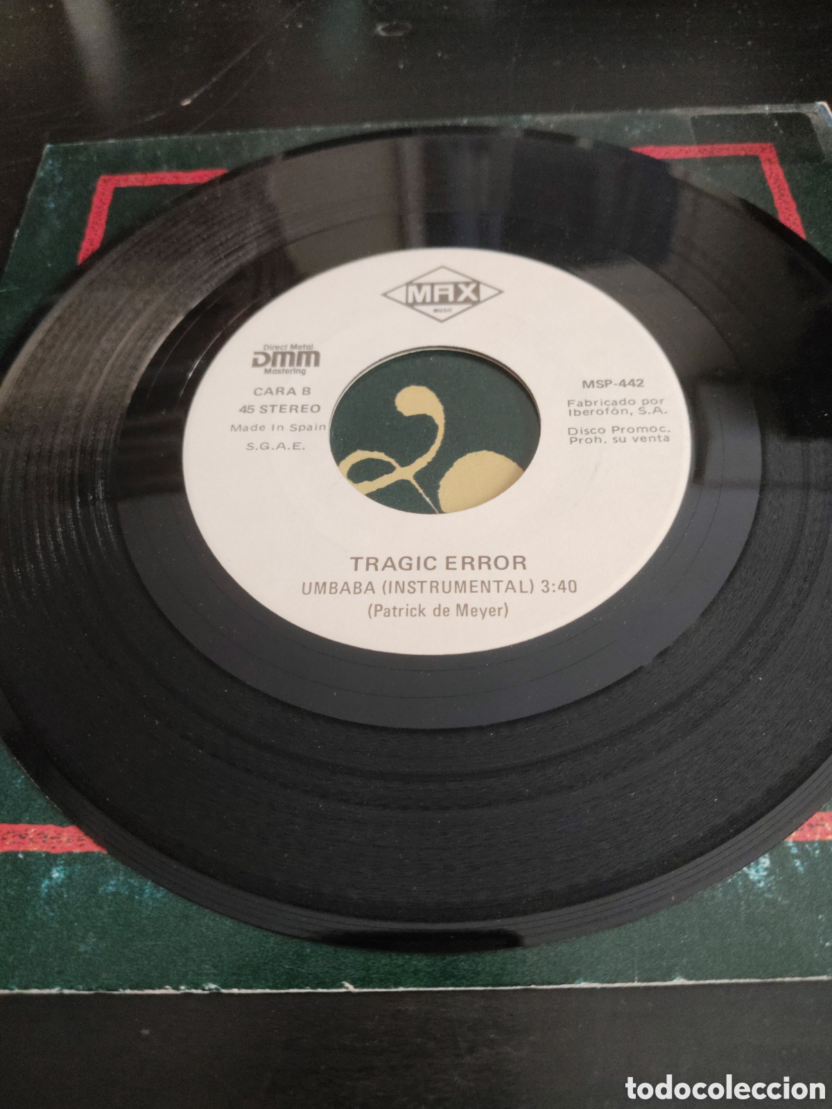 Discos de vinilo: Tragic Error&nbsp;&ndash;&nbsp;Umbaba Vinilo 7&rdquo; promo 1990 Espa&ntilde;a - Foto 4