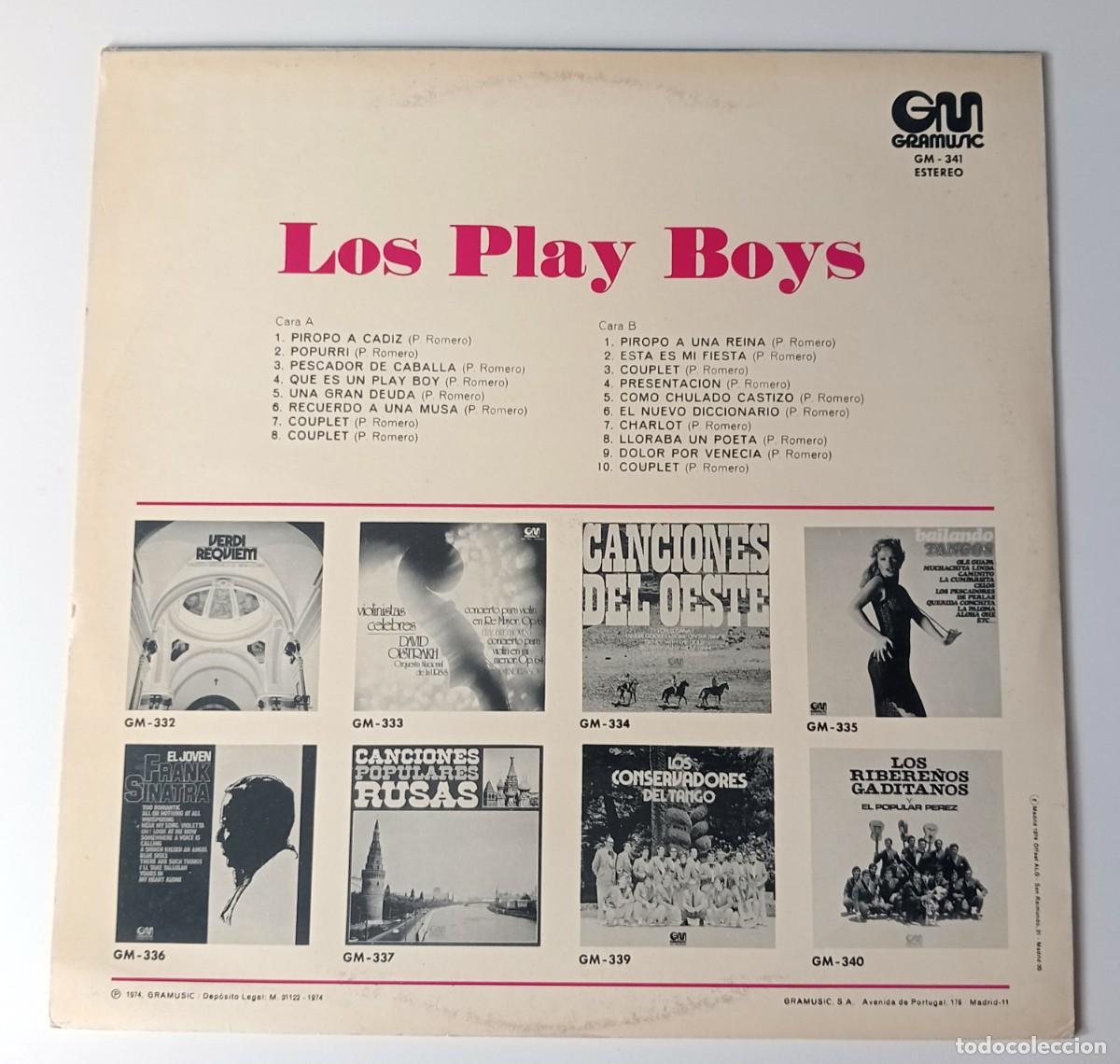 Discos de vinilo: CARNAVAL DE CADIZ - LP COMPARSA LOS PLAY BOYS - Foto 2