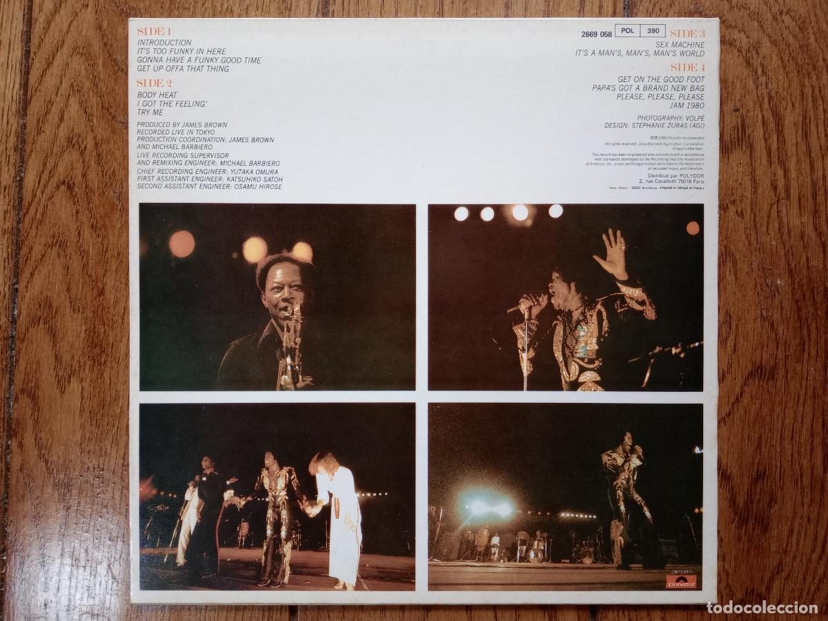 Discos de vinilo: James Brown ... Live - Hot on the one - Foto 2