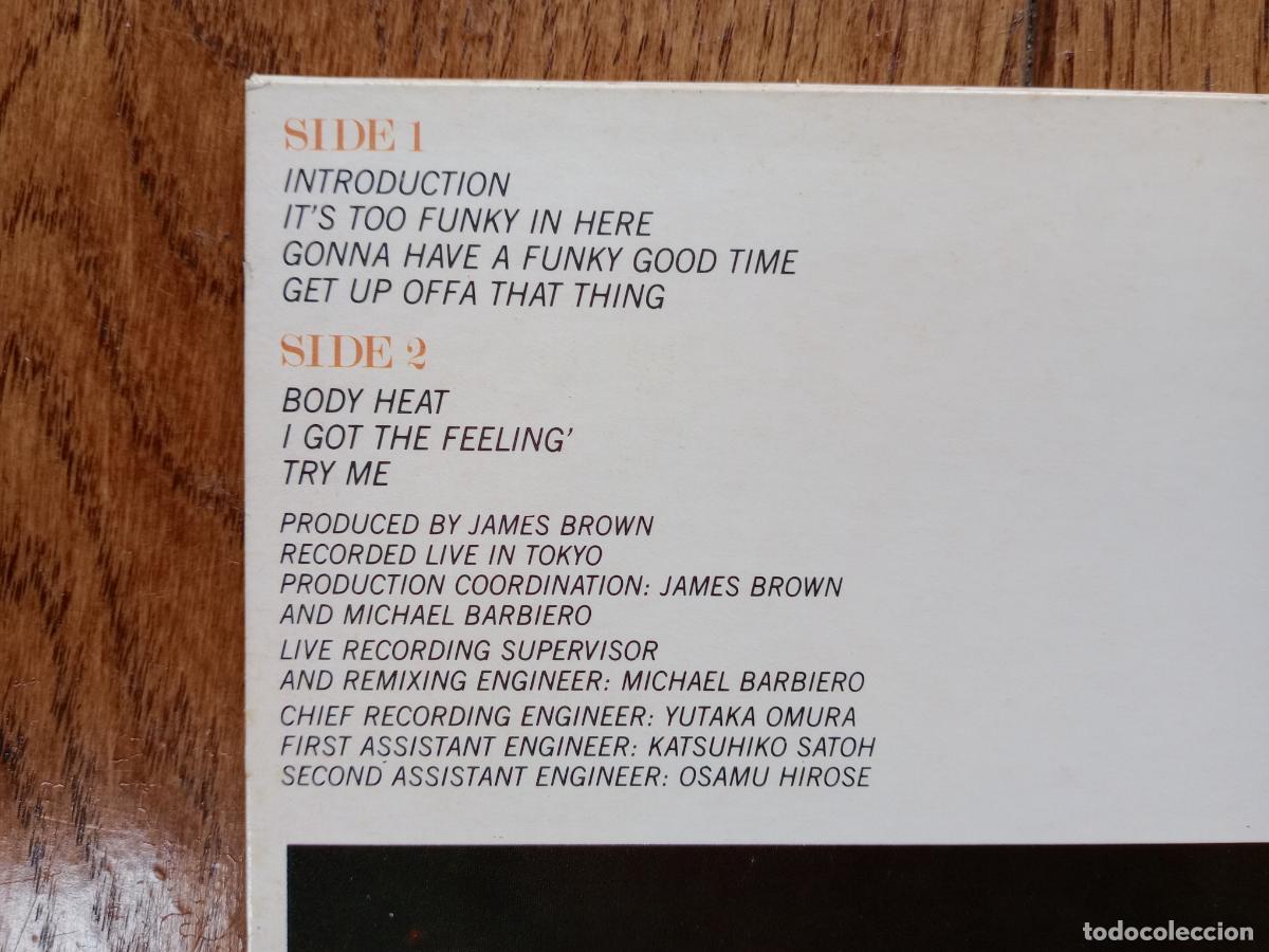 Discos de vinilo: James Brown ... Live - Hot on the one - Foto 3