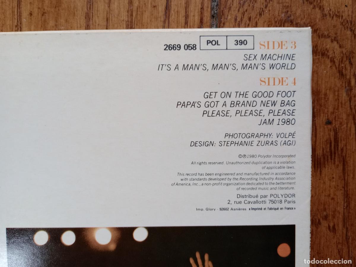 Discos de vinilo: James Brown ... Live - Hot on the one - Foto 4
