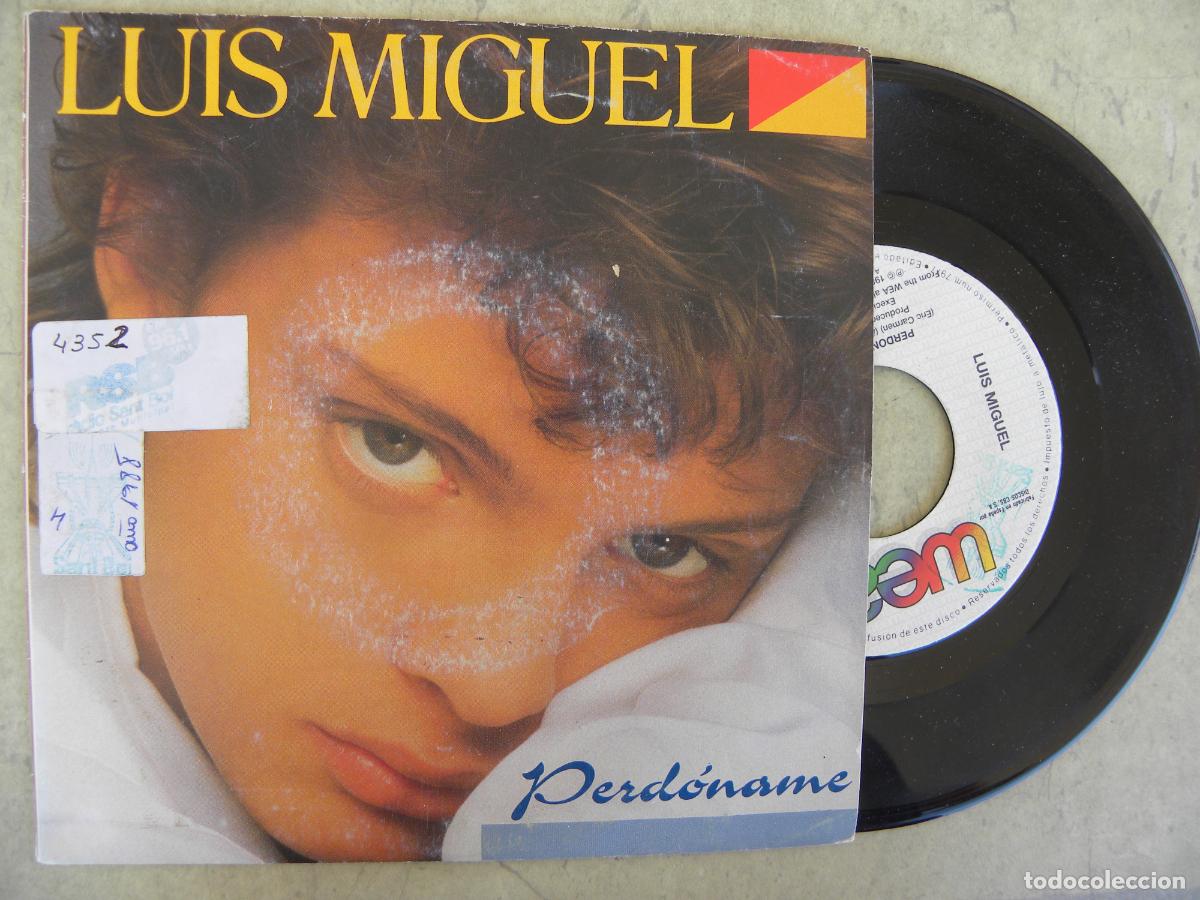 Discos de vinilo: LUIS MIGUEL -PERDONAME -SINGLE PROMO 1987 - Foto 1
