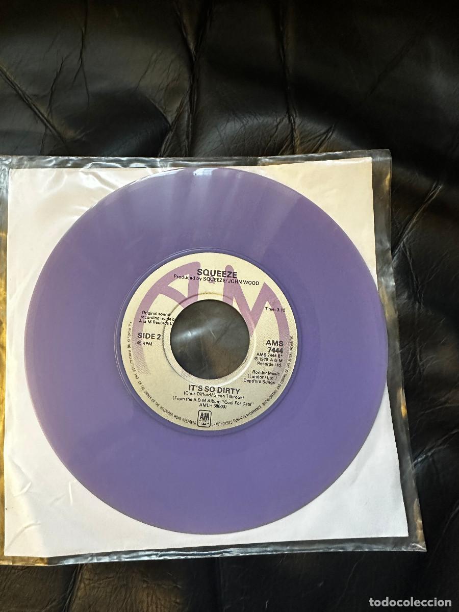 Discos de vinilo: Squeeze - Up the junction / Its so dirty SINGLE - Foto 3