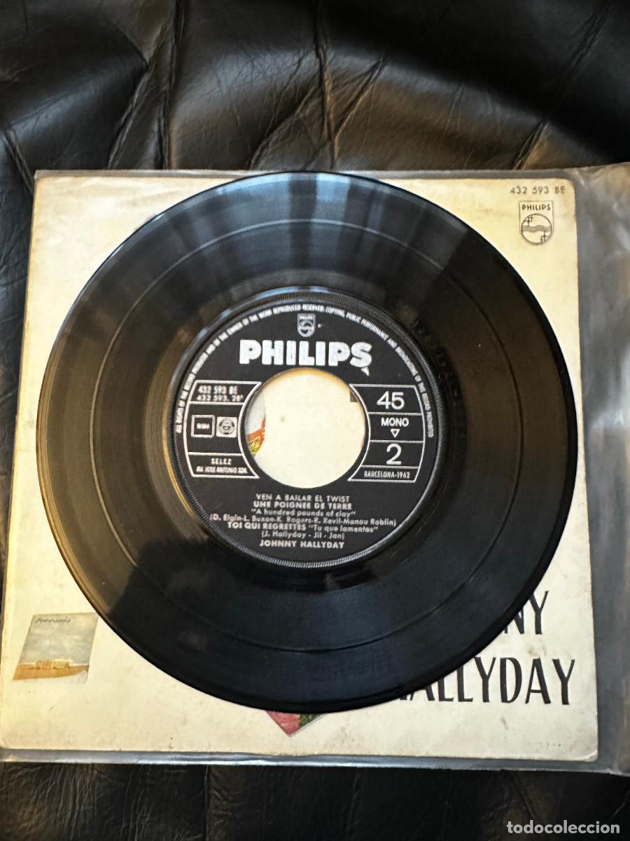 Discos de vinilo: Ven a bailar el twist Johnny hallyday - Foto 4