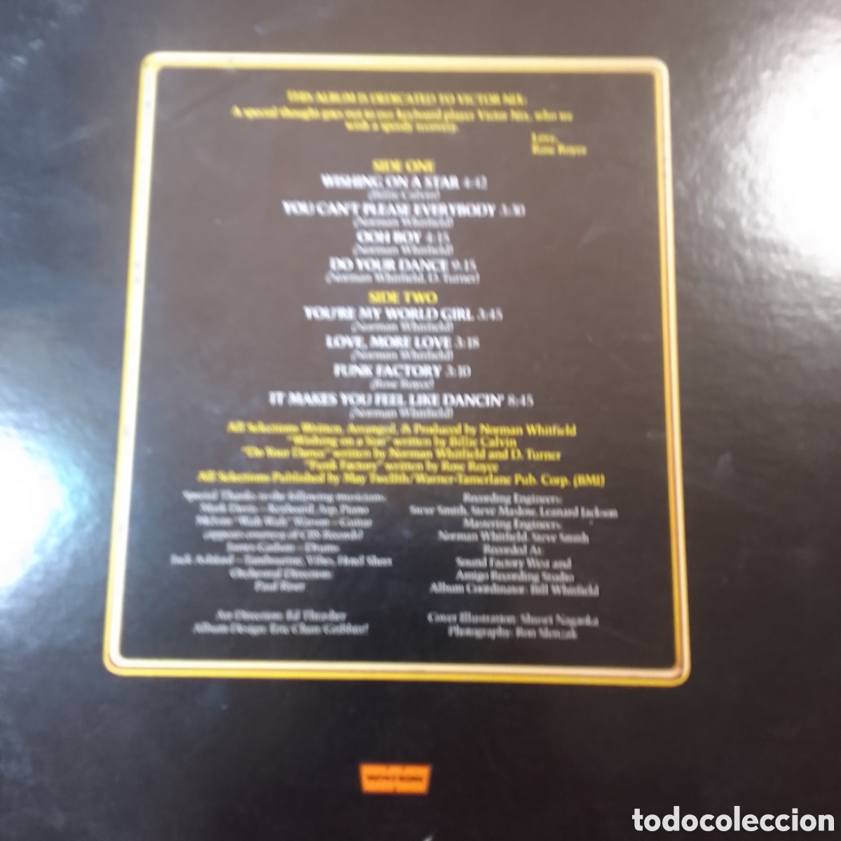 Discos de vinilo: Rose Royce In full bloom - Foto 2