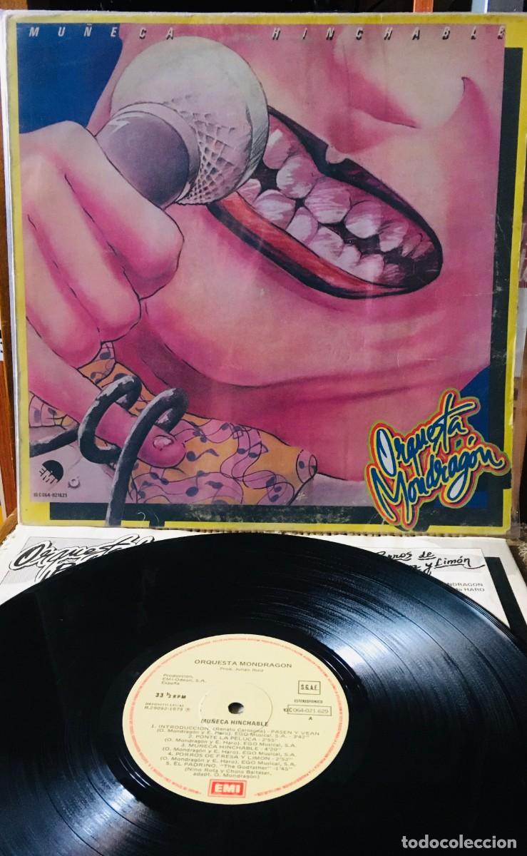 Discos de vinilo: ORQUESTA MONDRAGON - MU&Ntilde;ECA HINCHABLE, LP 1979 - Foto 1